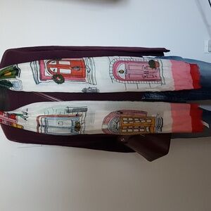 Kate Spadel Doors Of New York Oblong  Scarf